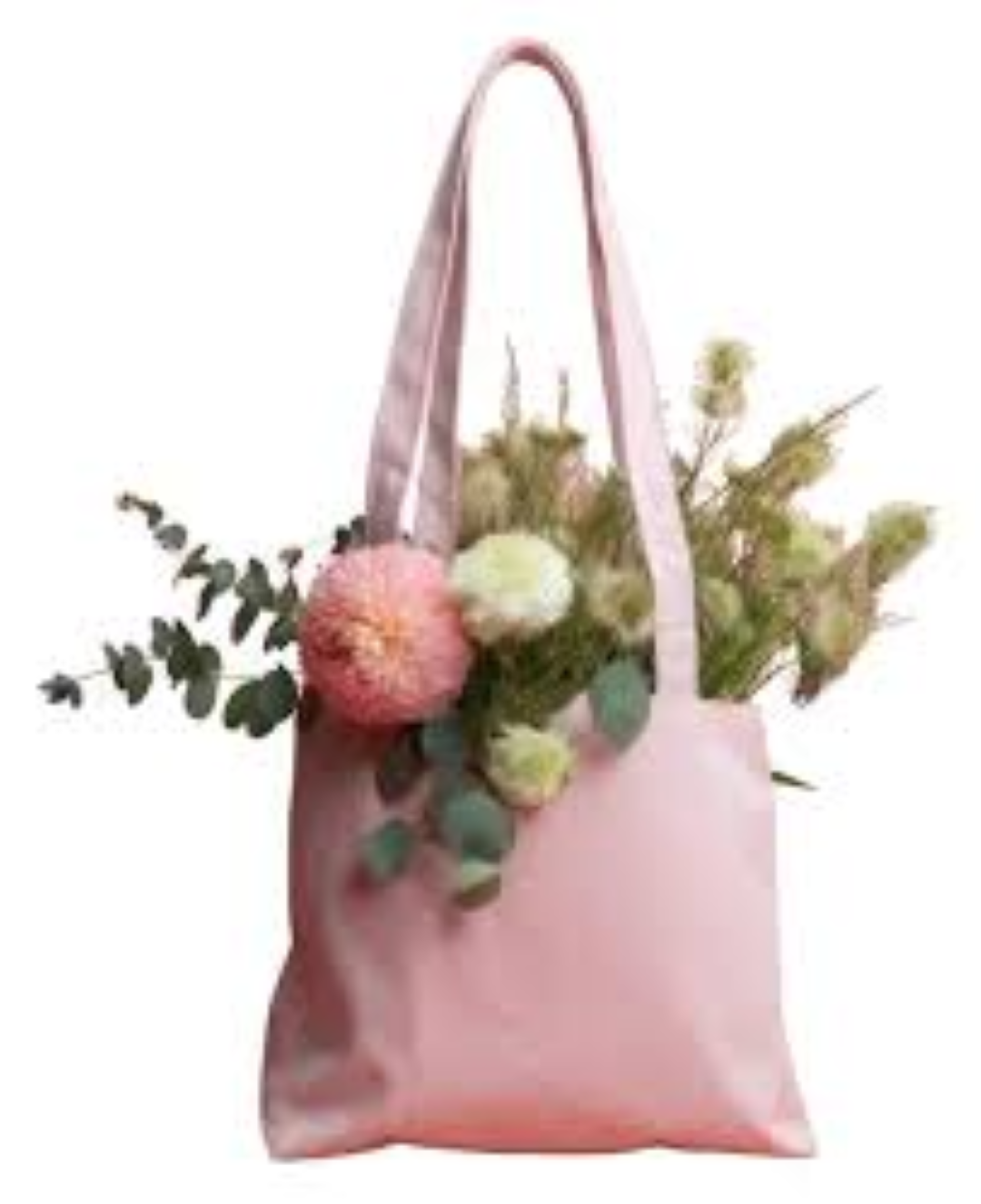 COTTON BOX BOTTON FLOWER BAG 